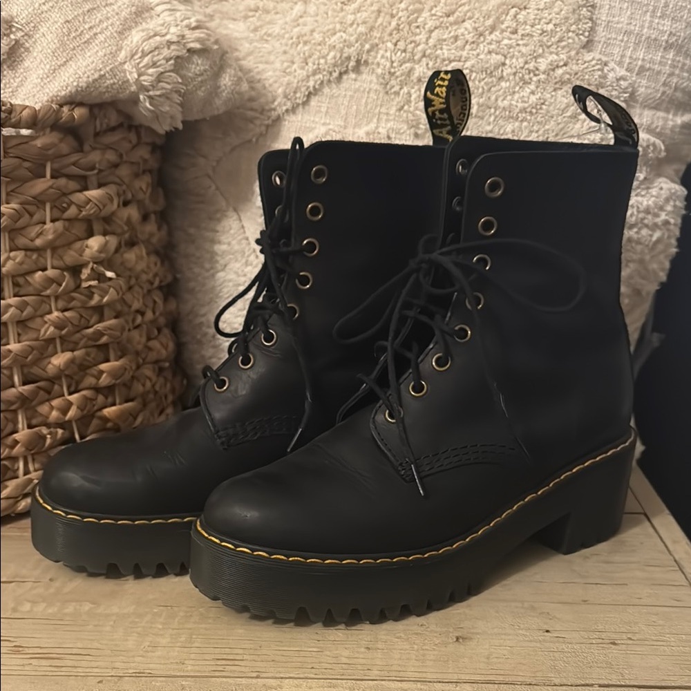 Dr. Martens Black Platform Boots
